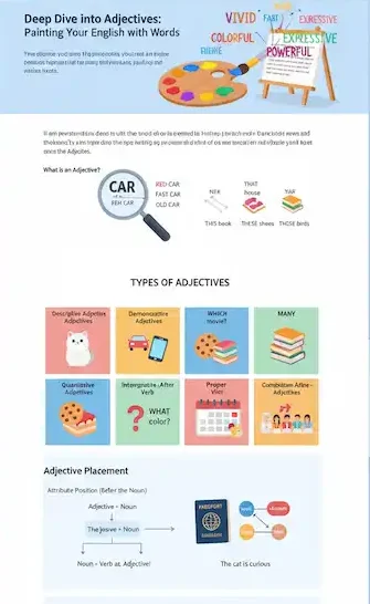English Adjective Types